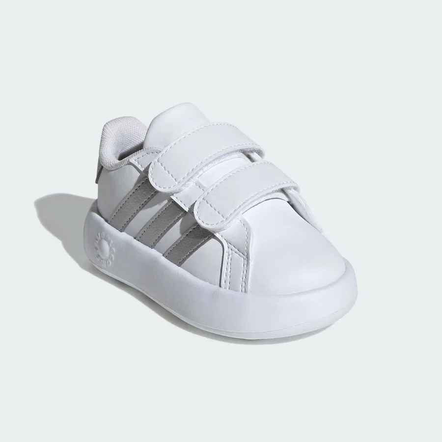 Кроссовки детские с ремешками Grand Court 2.0 adidas, Синий — фото 4