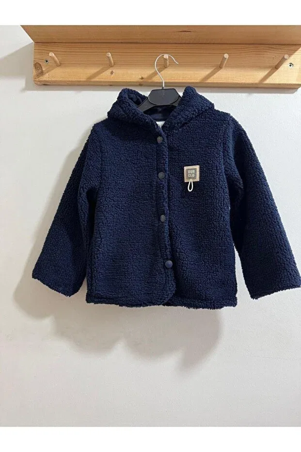 Детский кардиган для мальчиков с капюшоном Minibambi, Navy Blue — фото 4