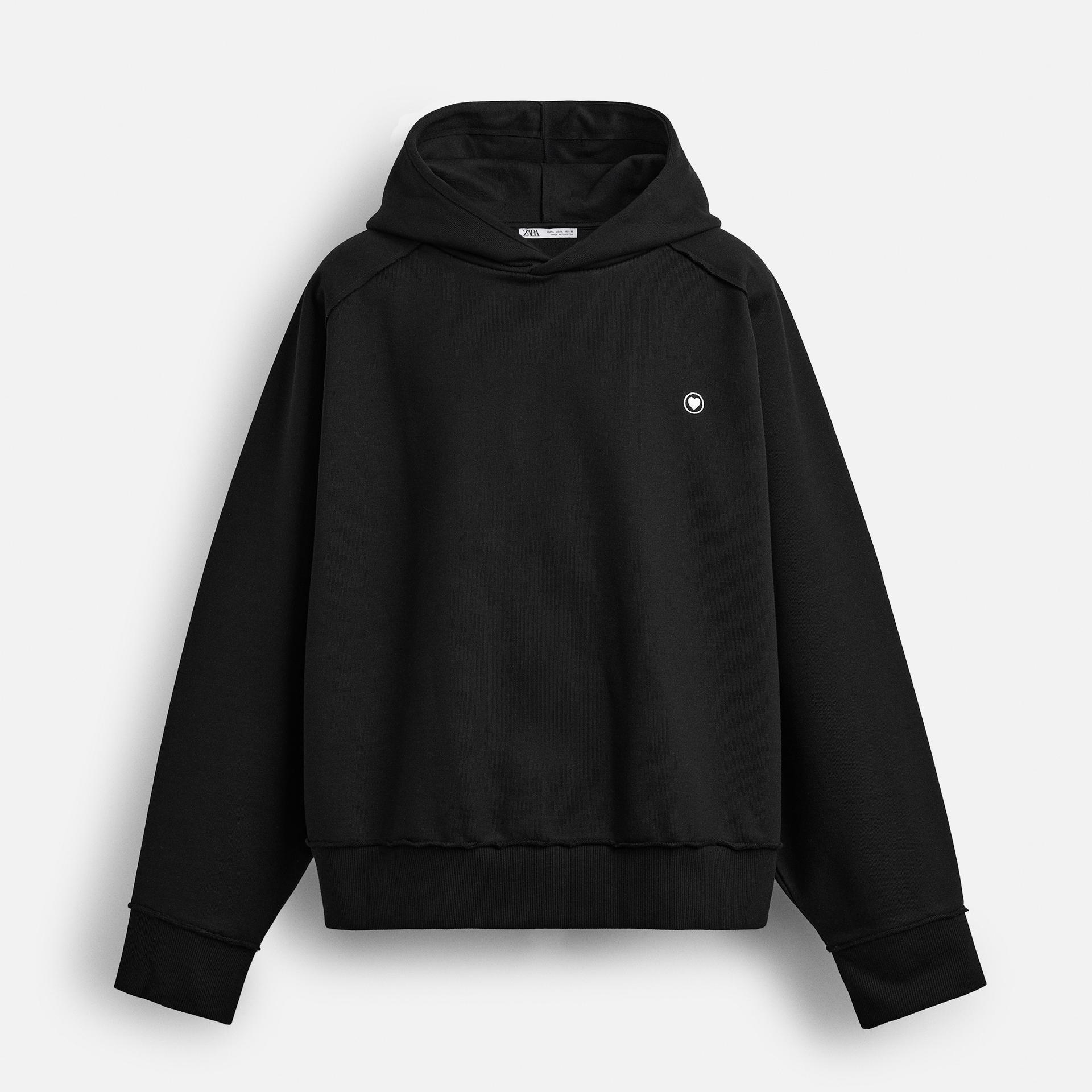 

Худи Zara Limited Edition Heart, черный