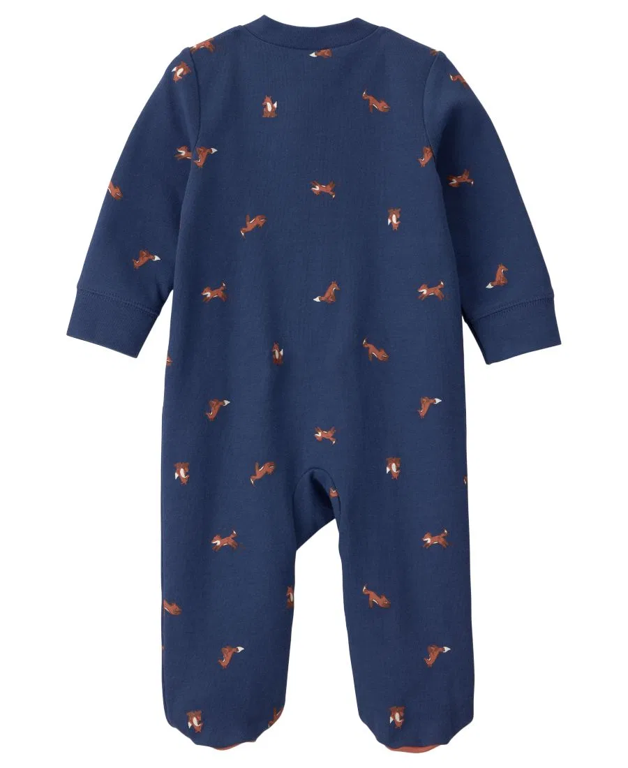 Комбинезон для сна с длинным рукавом, с принтом Carter's, Navy Blue/Fox — фото 2