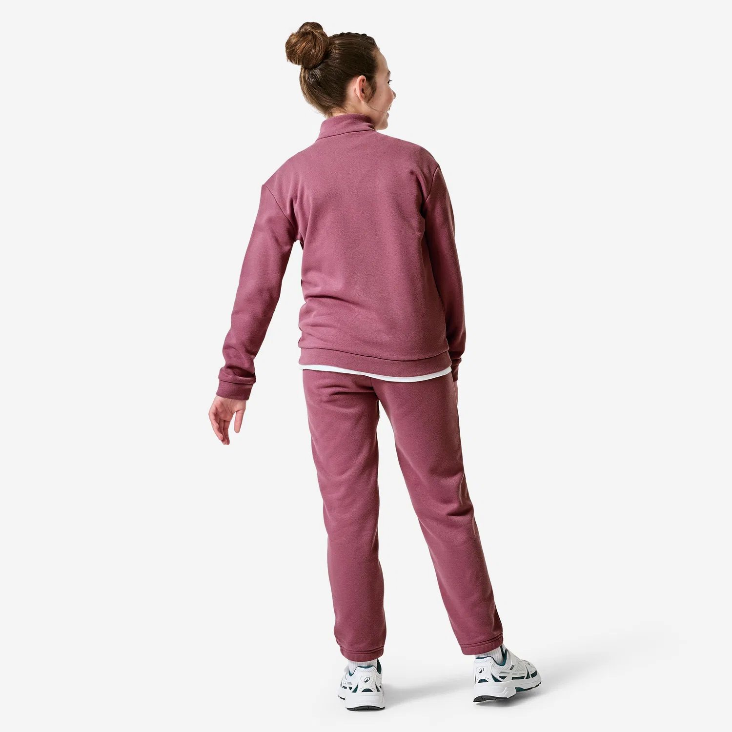 Детский спортивный костюм из флиса для девочек Decathlon, Altviolett — фото 4