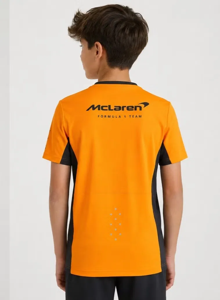 Футболка с принтом Replica Mclaren, фантомный — фото 3
