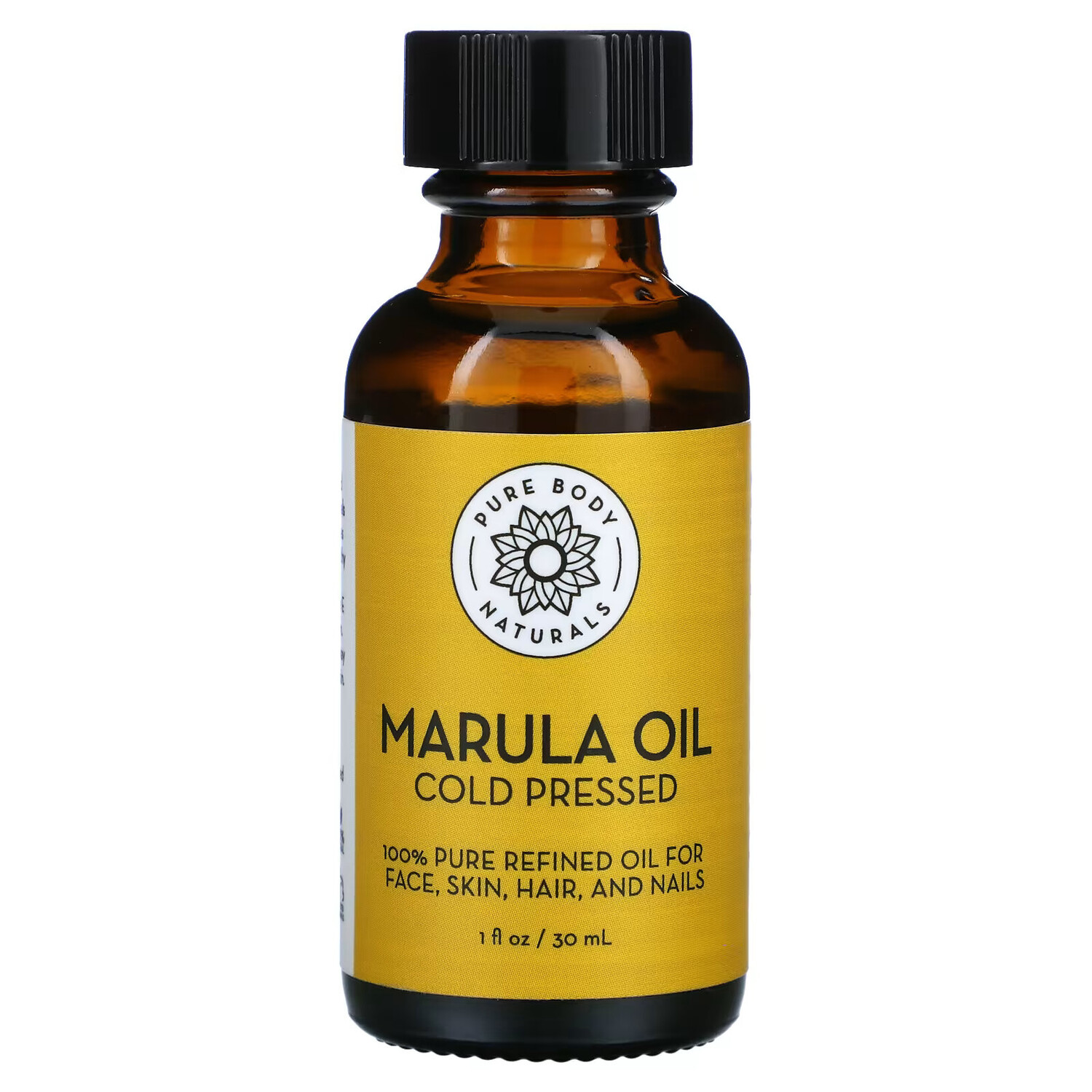 Pure Body Naturals, Масло марулы, холодного отжима, 30 мл (1 жидк. Унция) — фото 2