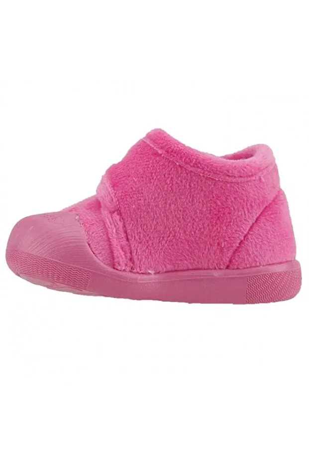 Детские домашние тапочки для девочек с липучкой Vicco, Fuchsia — фото 3