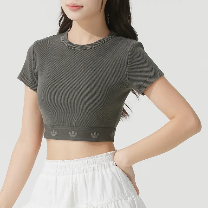 Adidas Originals Футболка Top SS25 женская black — фото 4