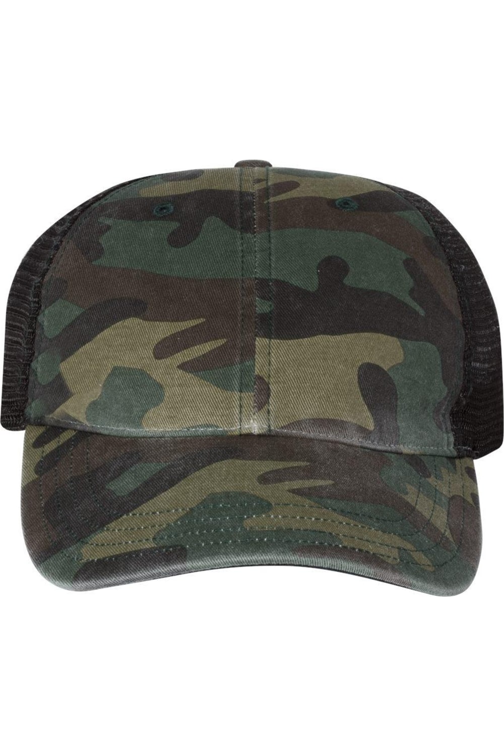 

Кепка дальнобойщика Richardson Washed Printed, цвет army camo/ black
