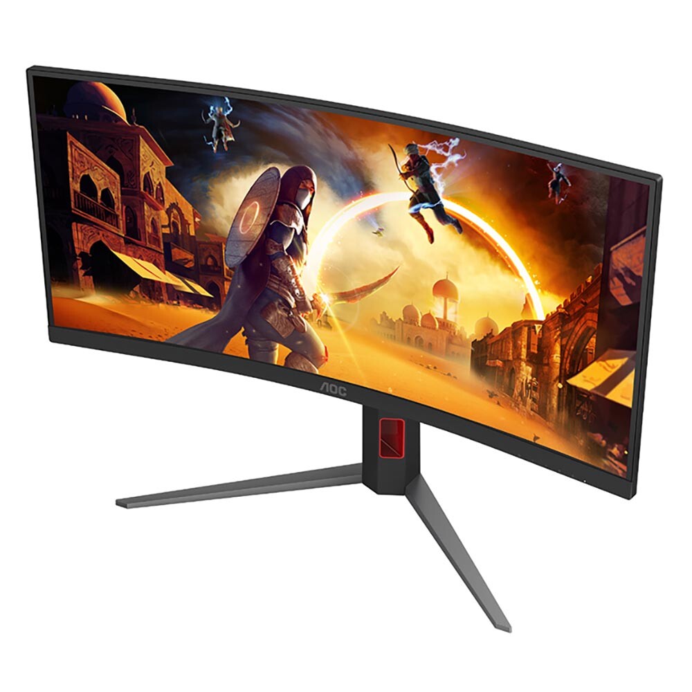 Игровой монитор AOC CU34G4Z, 34'', 3440 x 1440, 240 Гц, Fast HVA, черный — фото 2