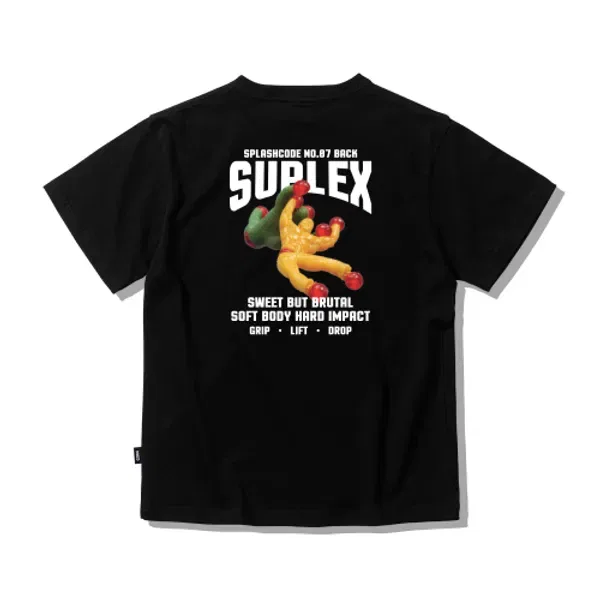 Футболка с коротким рукавом Back Suplex, Splashcode Kids, черный