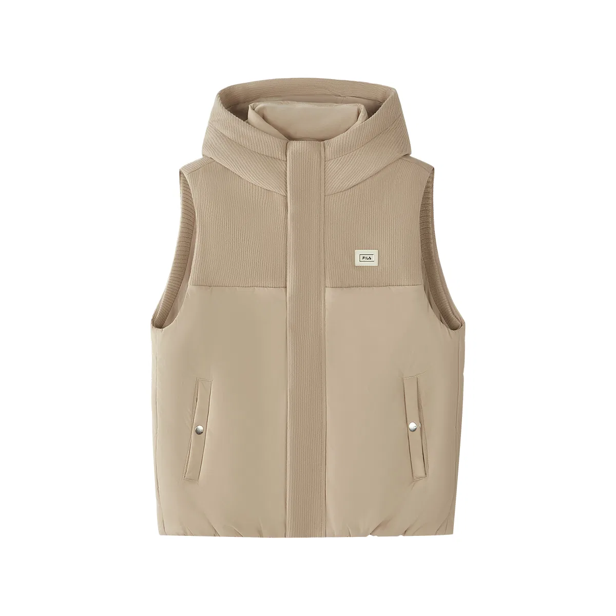 Детский жилет с капюшоном FILA KIDS, Stone Sand Khaki