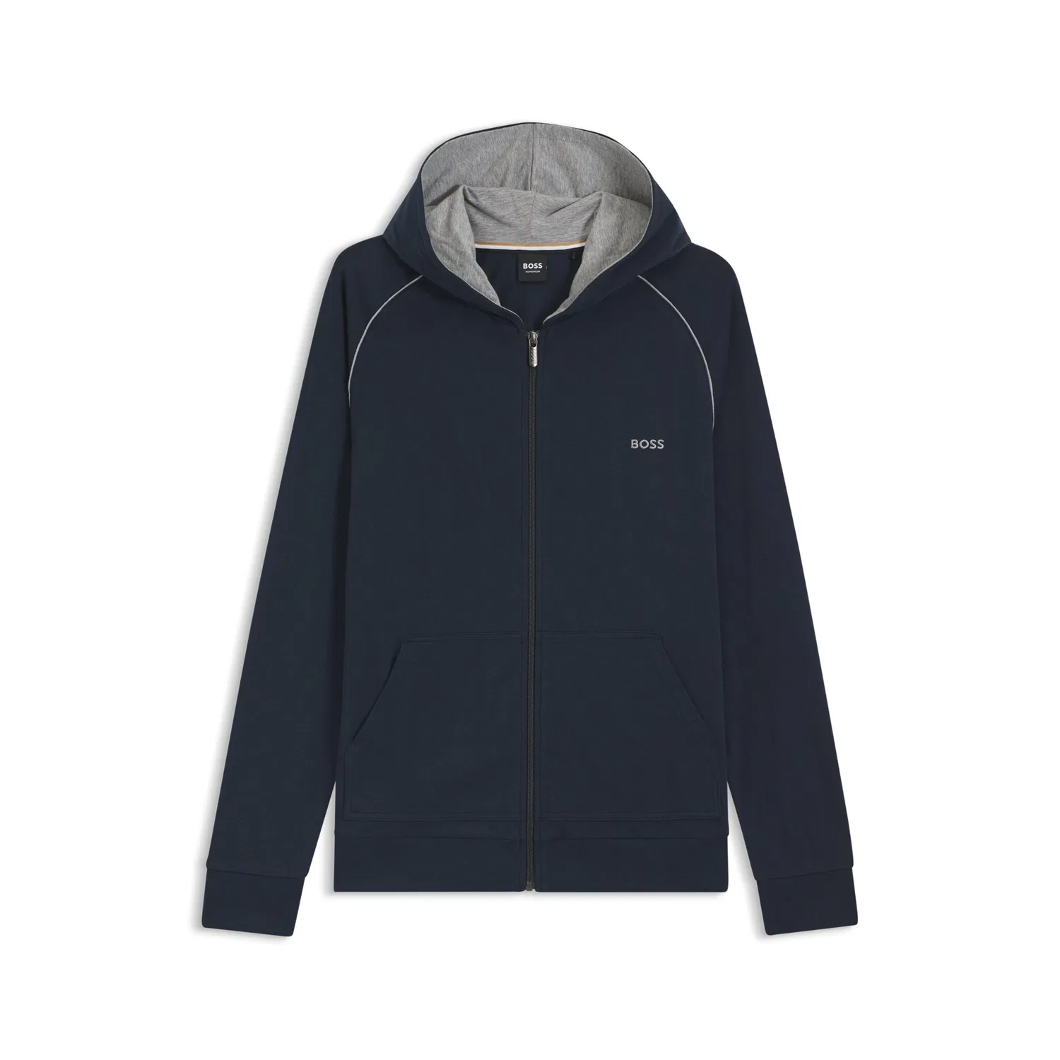 Мужской худи с капюшоном Mix&Match Jacket H BOSS, Dark Blue — фото 4