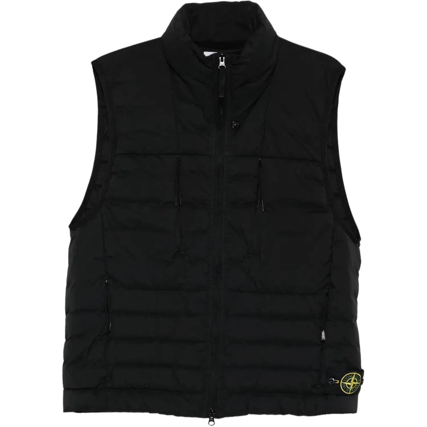 Мужская жилетка на молнии Stone Island, Black