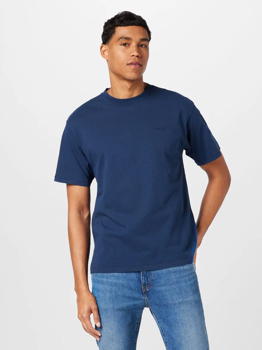 Футболка LEVI'S 'Red Tab Vintage Tee' темно-синего цвета — фото 3