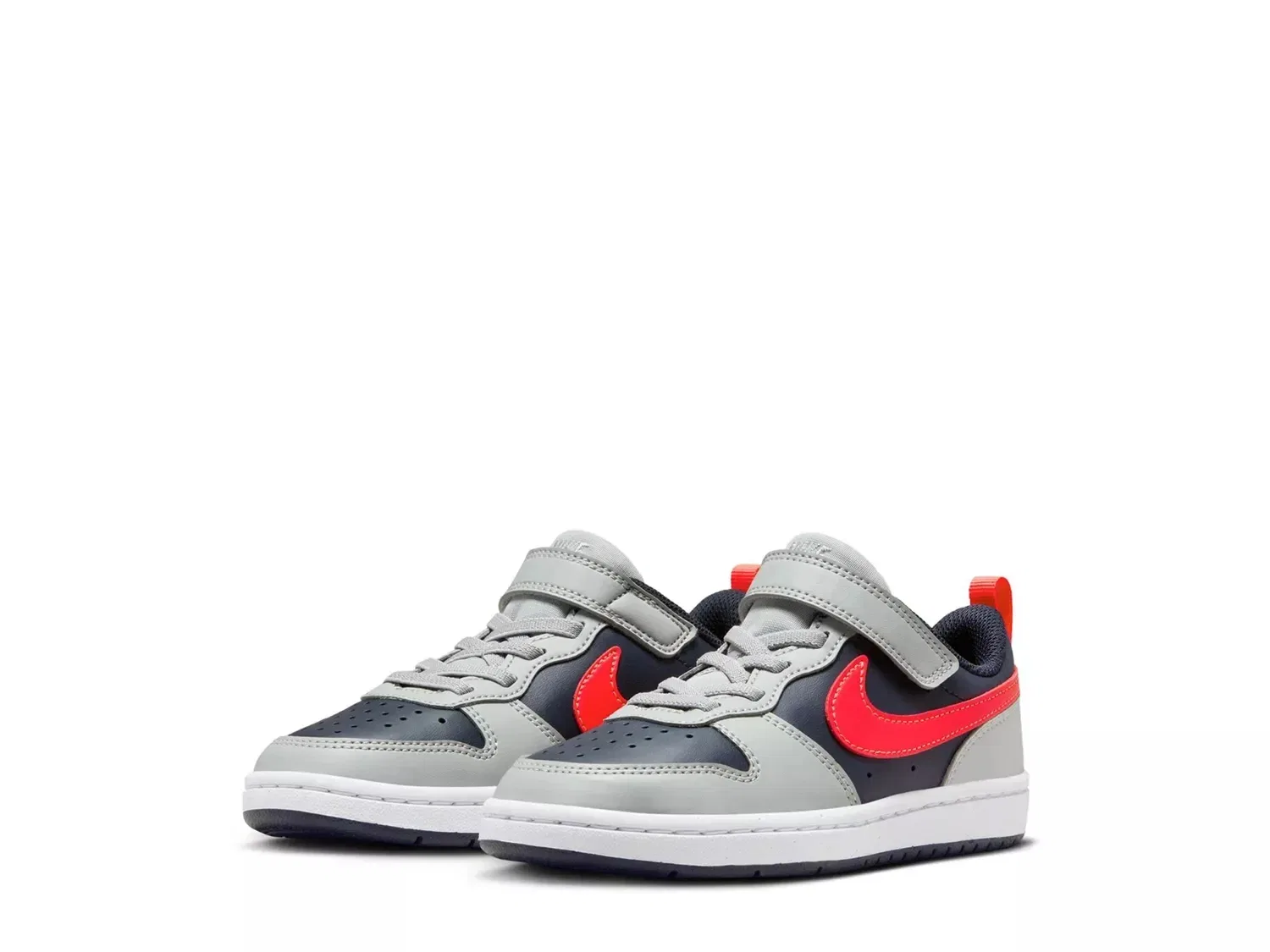 Кроссовки Court Borough Recraft Low Sneaker, Nike, серый/красный — фото 3