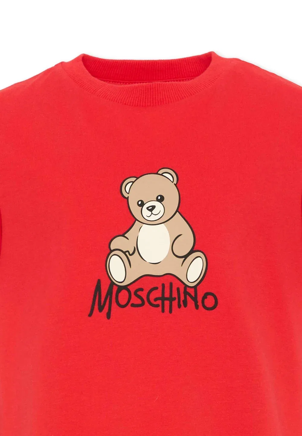 Футболка унисекс - футболка с принтом Moschino, Red — фото 3