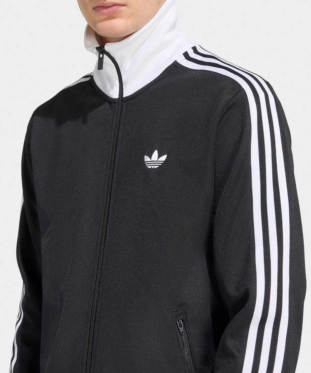 Мужская куртка-джерси с принтом ORI CLASSIC TRACK TOP Adidas, Black — фото 2