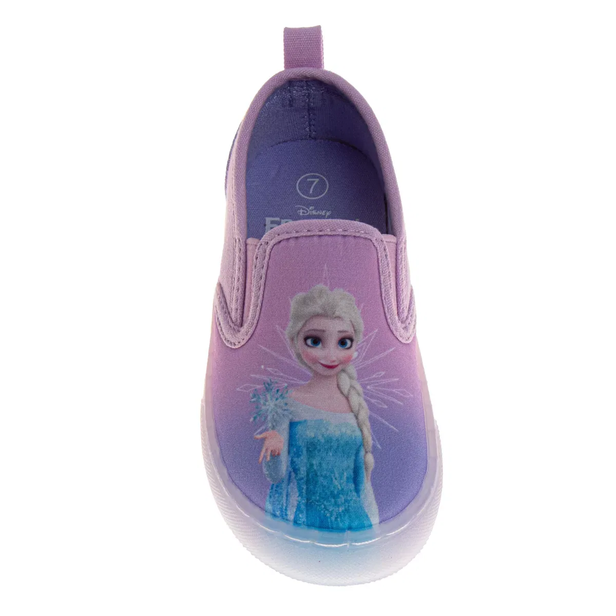 Детские кеды для девочек с принтом Minnie Mouse Polka Dot No-Lace Disney, Pink Lilac — фото 4