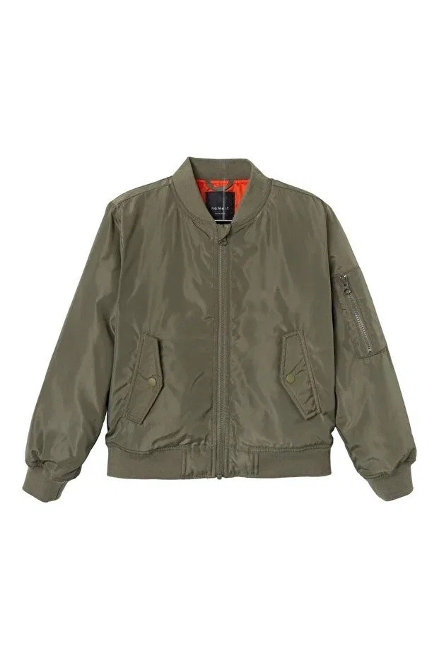 Детская куртка для мальчиков с принтом Name It, Khaki