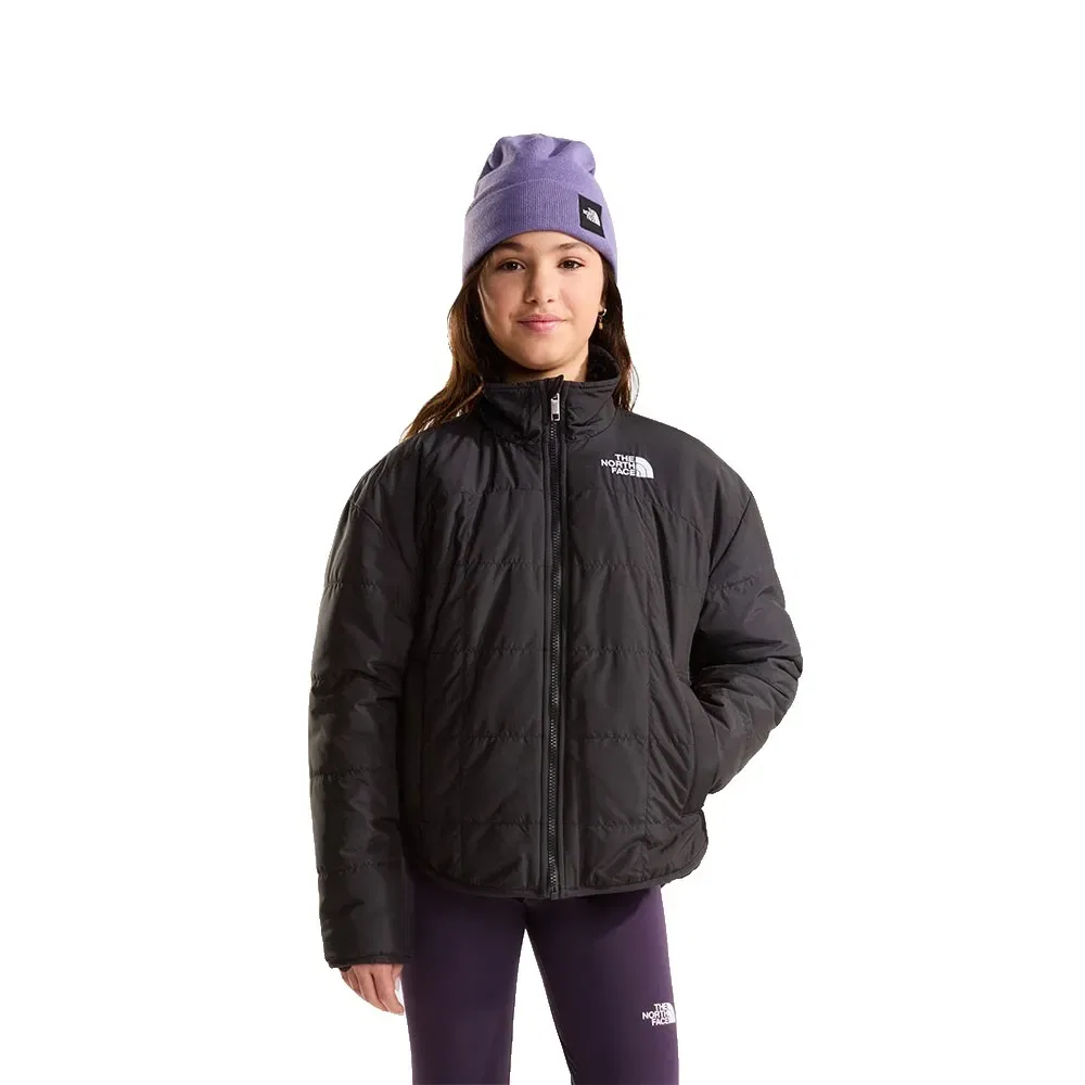 Детская куртка для девочек с утеплителем Reversible Shasta The north face, Black