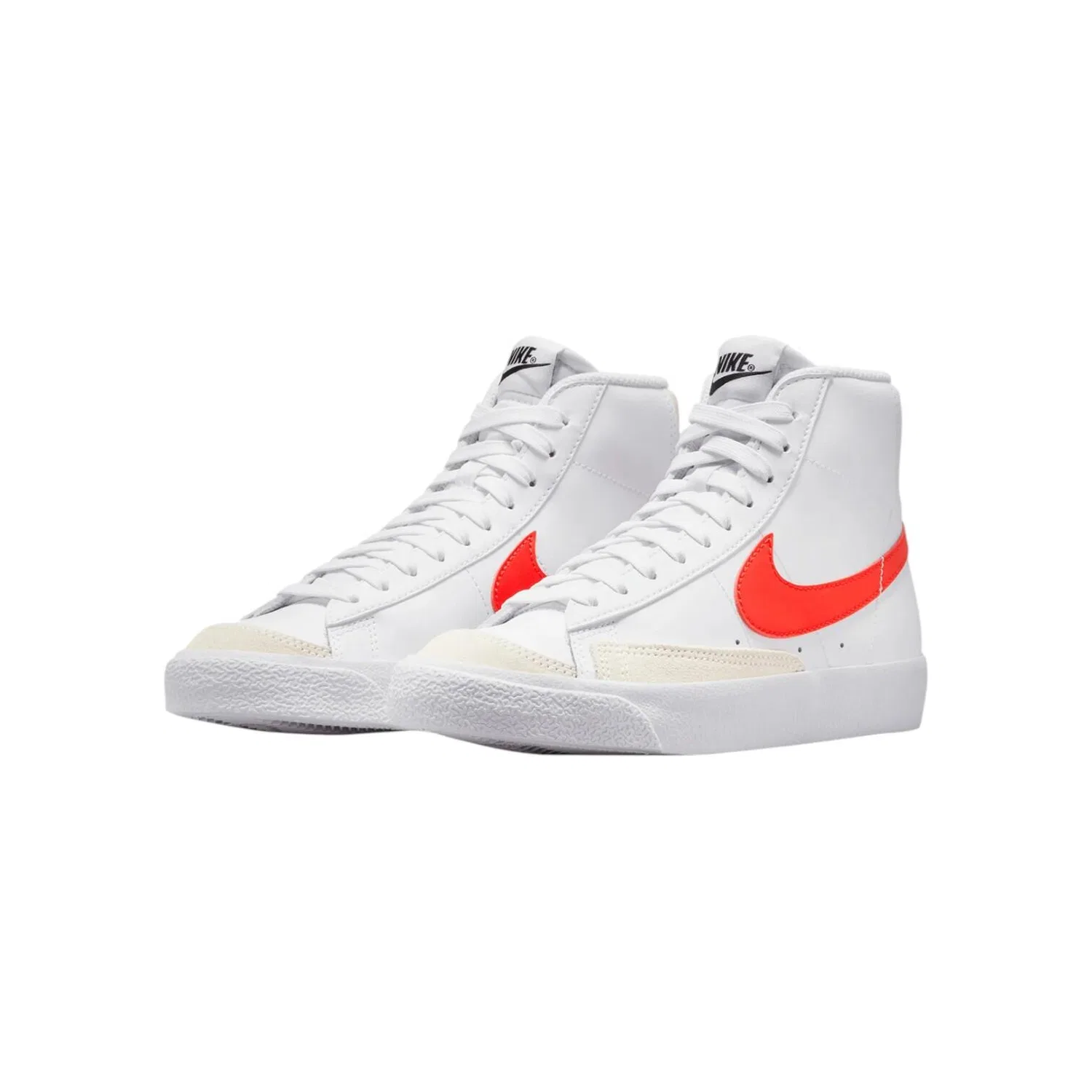 Детские кроссовки с замшевыми вставками Blazer Mid '77 Nike, Weiß — фото 2