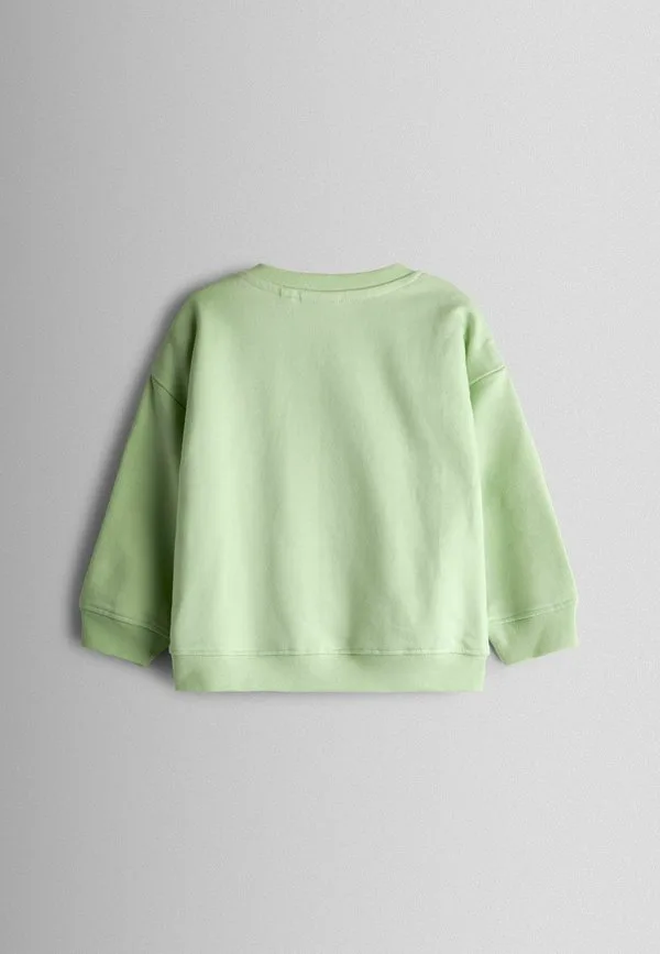 Толстовка стандартного кроя с морской аппликацией Jojo Maman Bébé, Sage Green Surf Seeker — фото 2