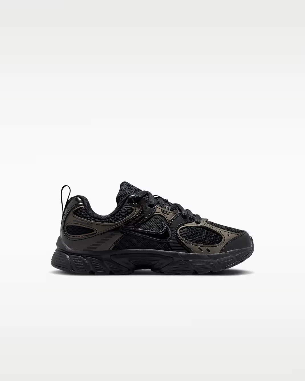 Детские кроссовки (классические шнурки) Nike V5 RNR, Black/Anthracite/Black — фото 3
