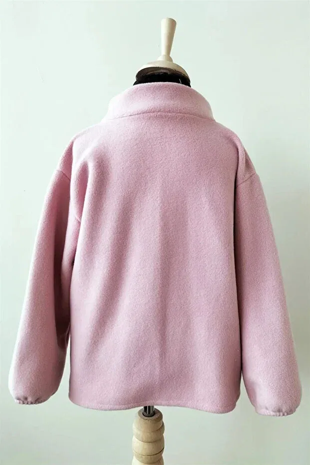 Детская зимняя куртка для девочек хлопковая Nurbeli, Pink — фото 3