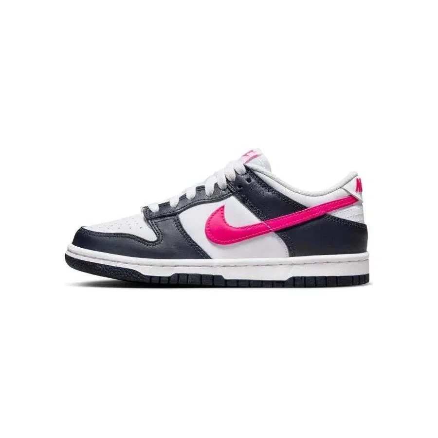 Кроссовки детские с классическим дизайном Nike Dunk Low, Белый — фото 2