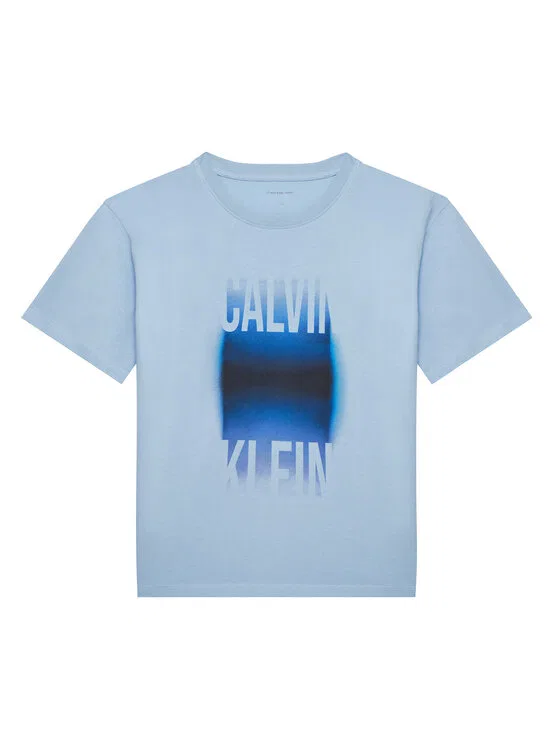 Футболка regular fit Gradient Graphic Calvin Klein Jeans, светло-голубой
