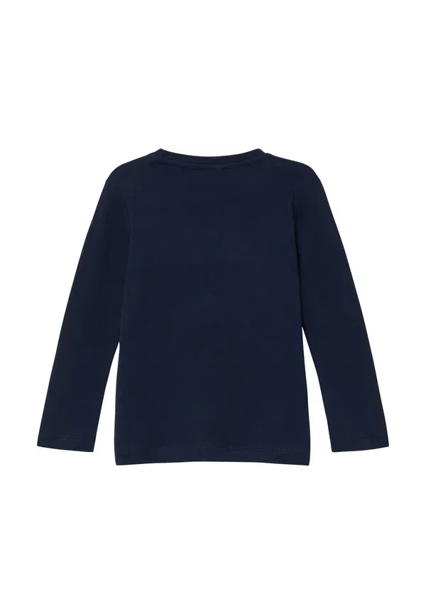 Лонгслив с принтом Long sleeved top S.Oliver, темно-синий — фото 2