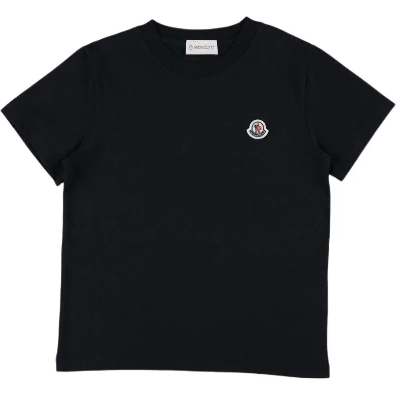 Детские футболки с коротким рукавом, комплект из 3 штук, Moncler, Black/Blue/White — фото 3