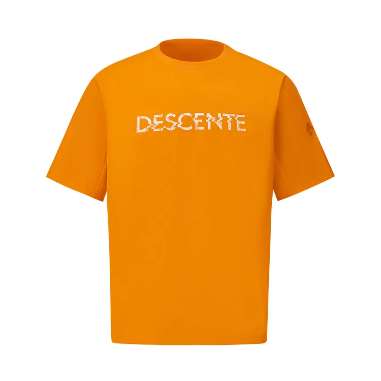 Детская футболка с круглым вырезом DESCENTE, Cream — фото 3