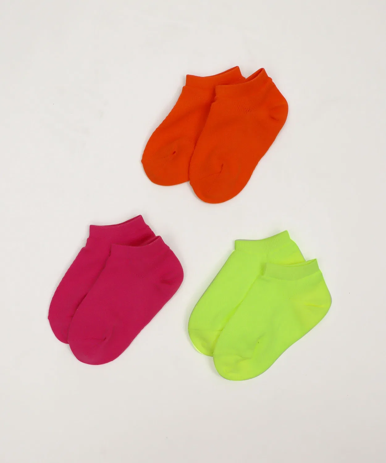 Детские носки-сетка с неоновым принтом, комплект из 3 пар, модель Mesh Ankle Socks, stample, B