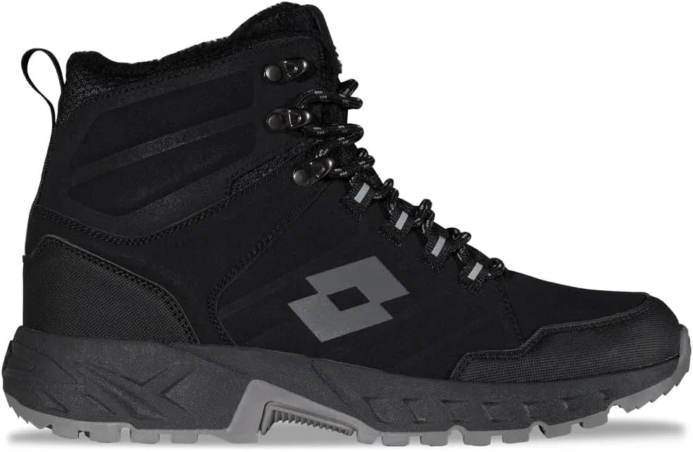 Унисекс сапоги Lotto Ketcham с меховой отделкой до щиколотки, Black Grey