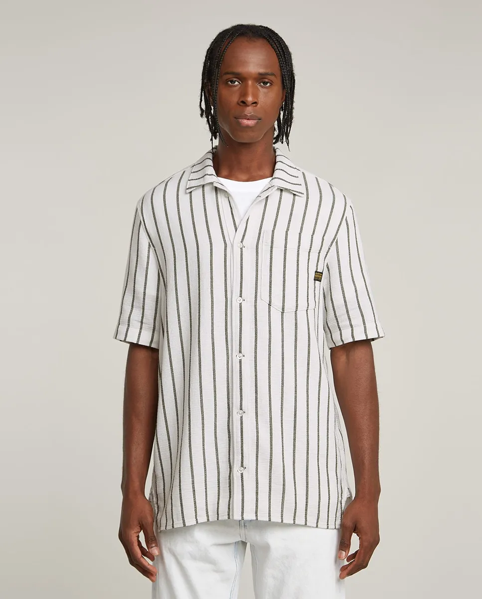 

Мужская рубашка с короткими рукавами и прямым кроем G-Star, многоцветный