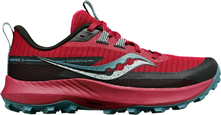 Кроссовки Saucony Wmns Peregrine 13 Berry Mineral, красный
