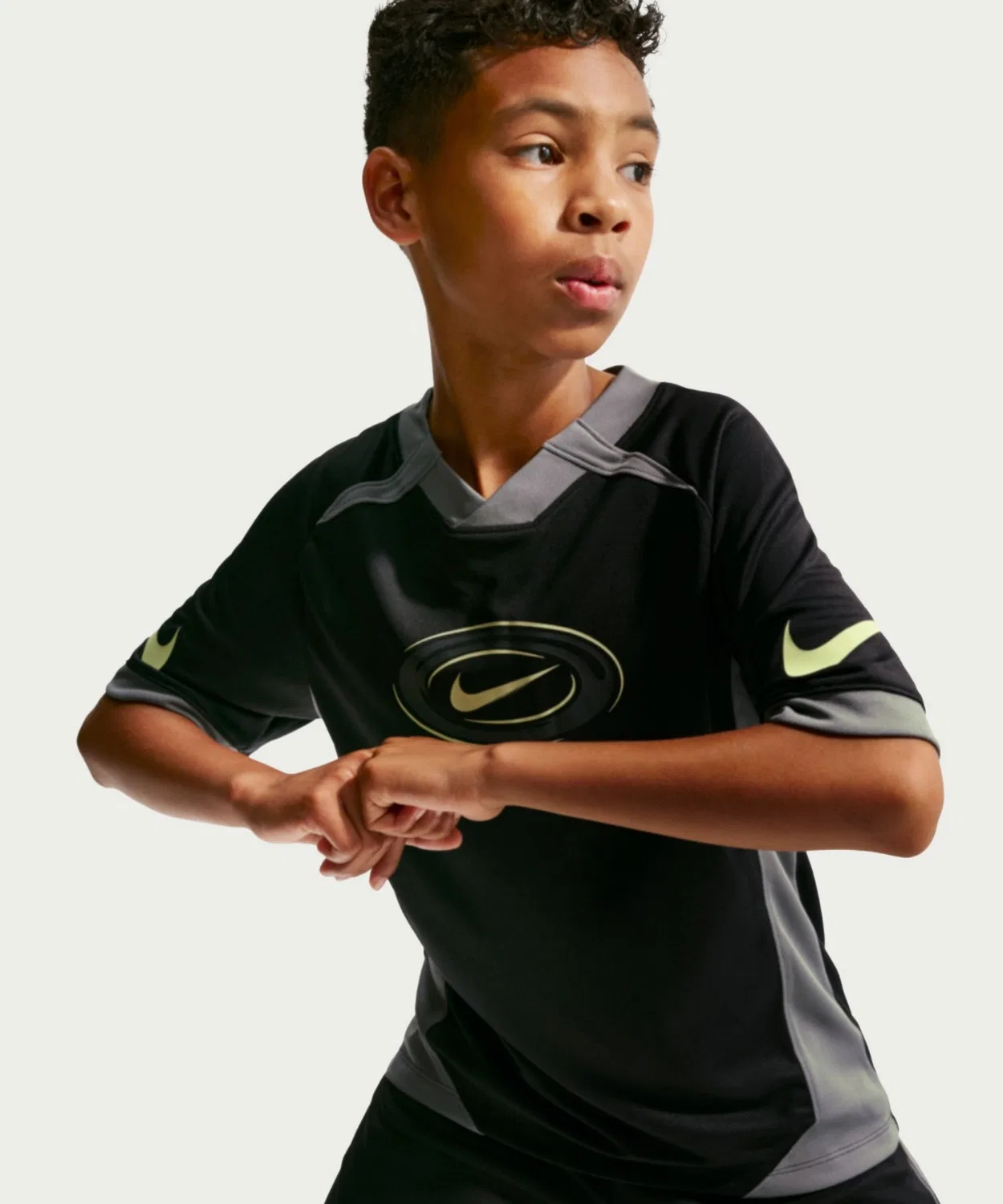Детская футболка с коротким рукавом Dri-FIT NIKE Multi, Black — фото 3