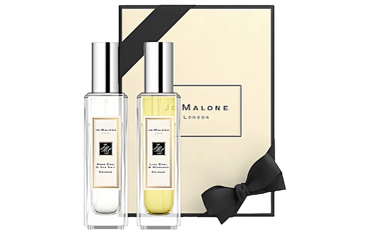 Набор парфюмерных наборов Jo Malone London, 30 мл x 2, Sage & Sea Salt и Lime Basil & Mandarin, Jo Malone London, Black