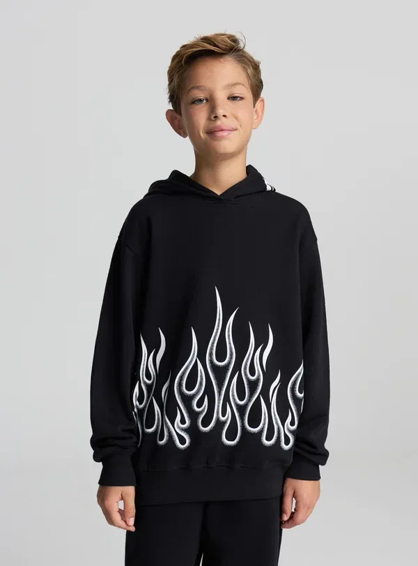 Худи с принтом Hoodie Terranova, черный — фото 2