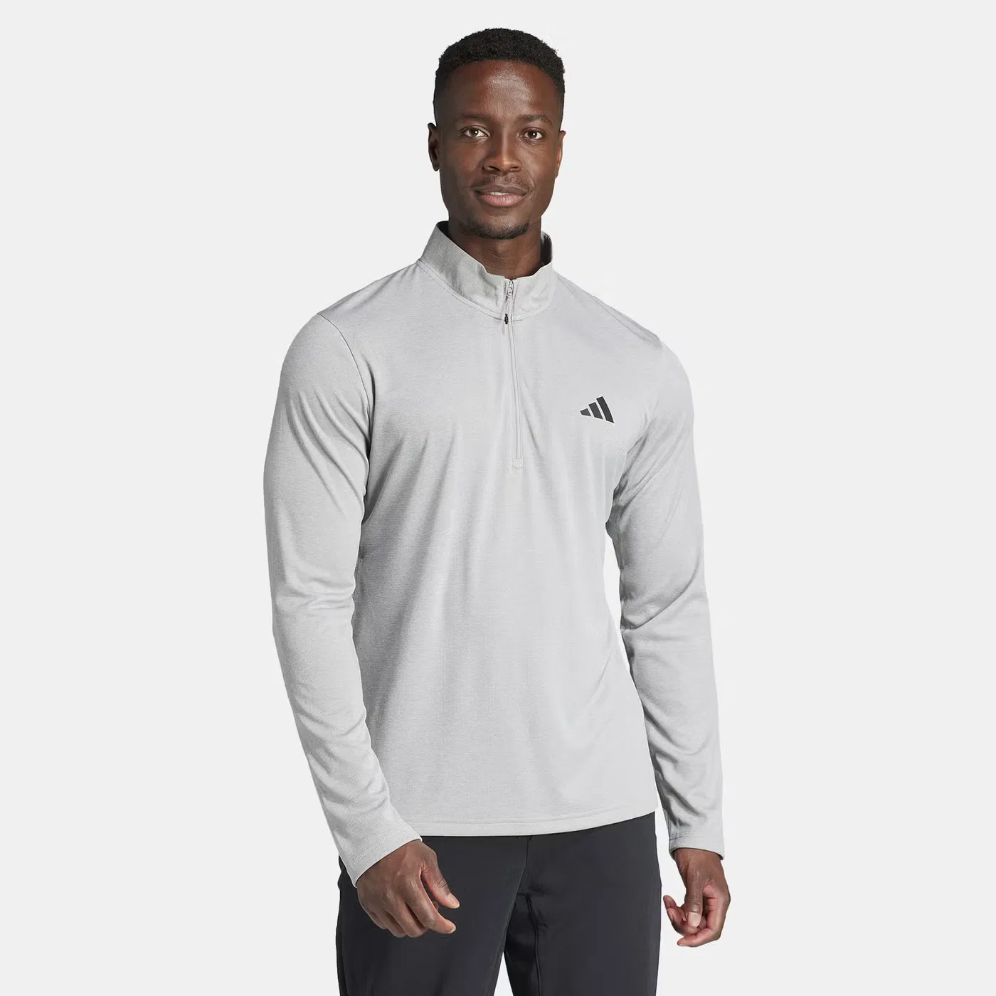 Свитшот с длинным рукавом Train Essentials Adidas, серый