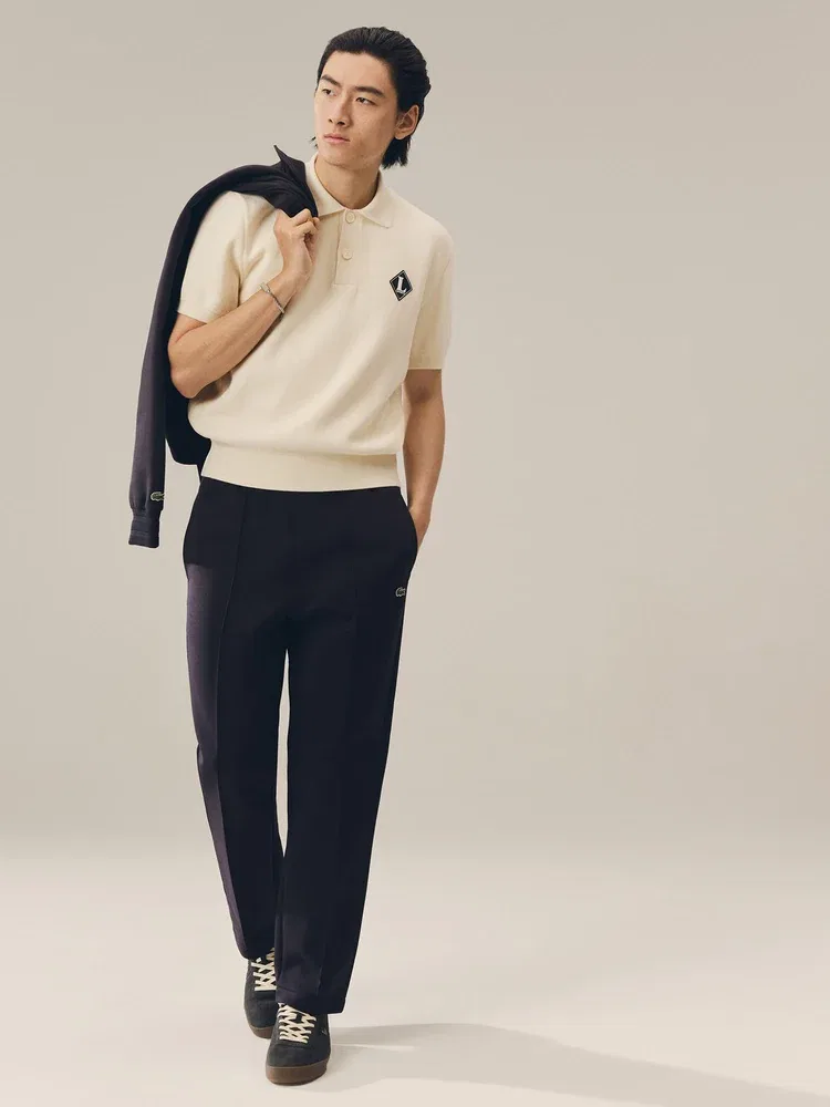 Штаны спортивные двойной ткани LACOSTE, Navy