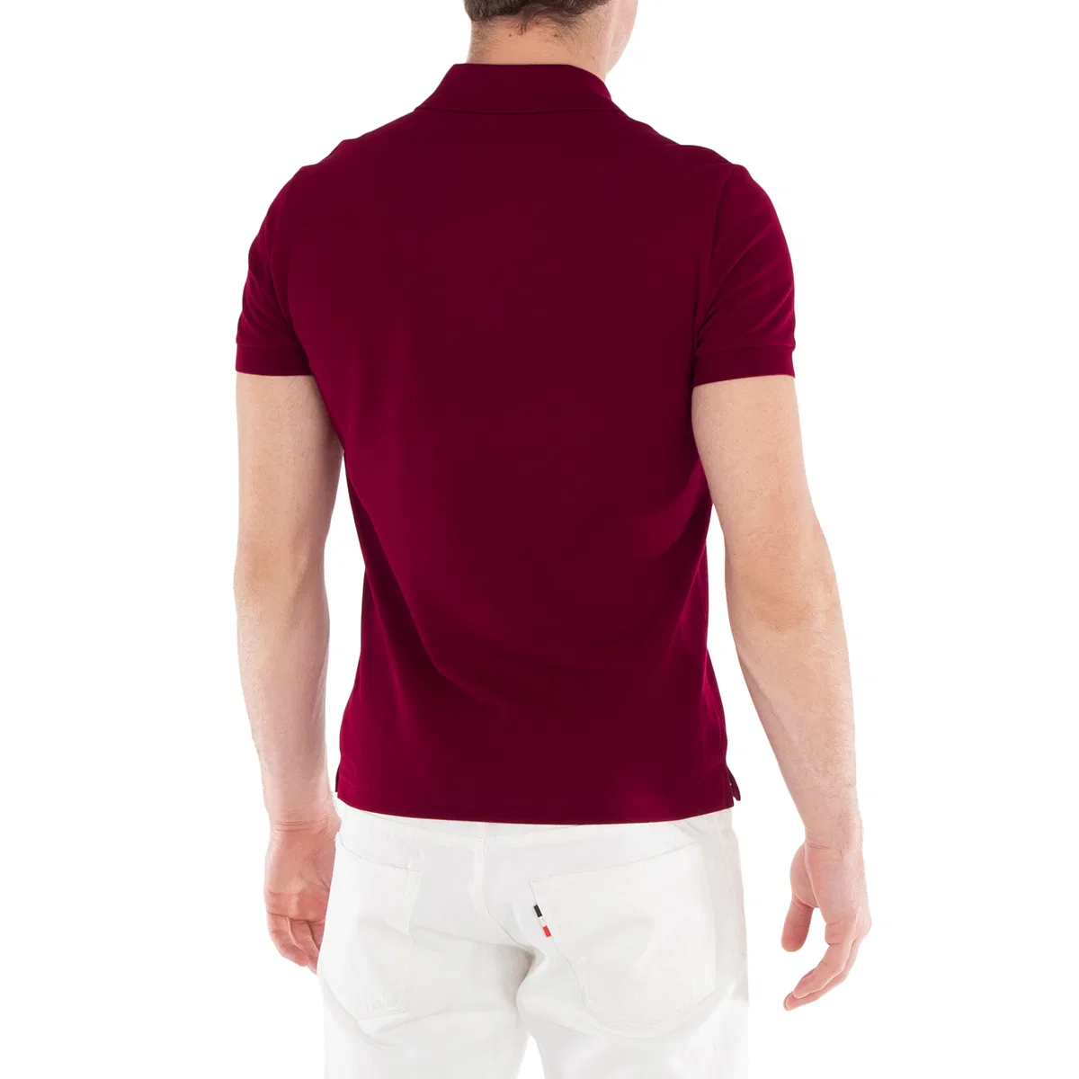Поло с коротким рукавом Stretch Pique Slim Fit Lacoste, Red — фото 4