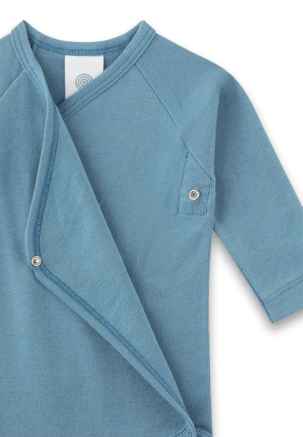 Baby-Wickelbody (doppelpack) langarm & blau bärchen - кузов Sanetta, Beige — фото 4