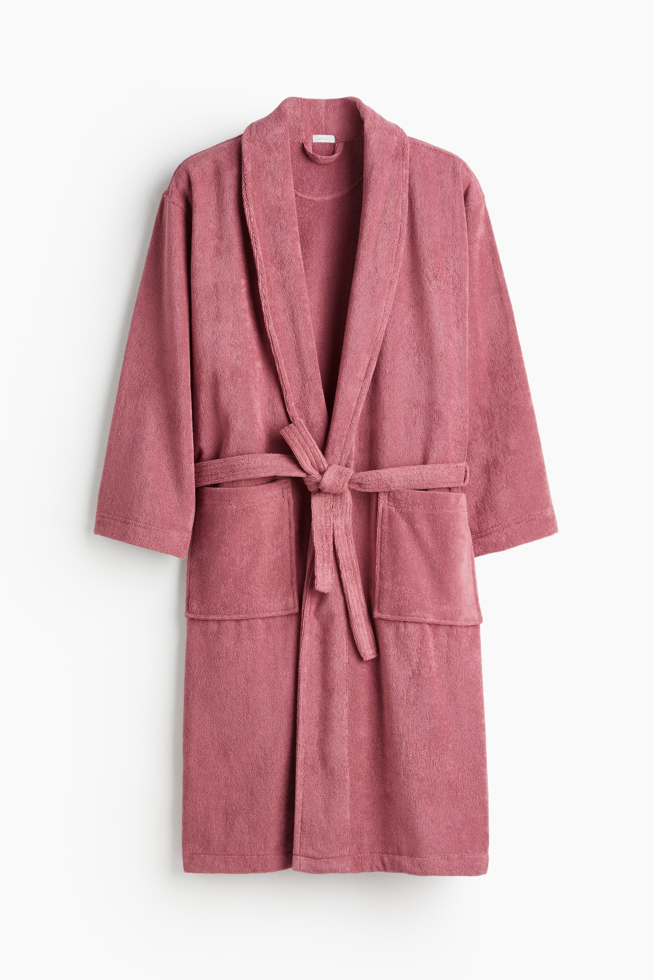 

Халат H&M Home Cotton Terry, розовый