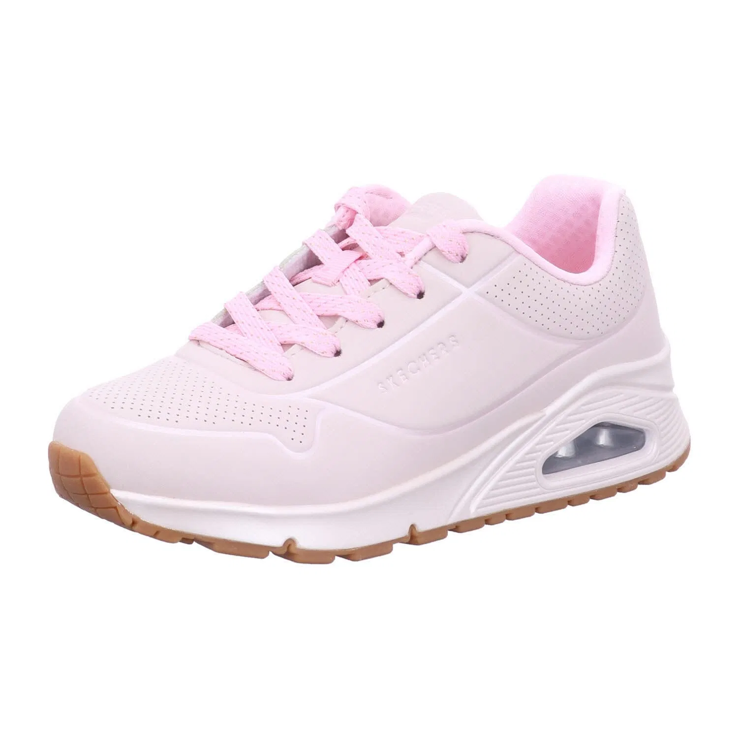 Детские кроссовки для девочек с принтом Laces Skechers, Pink