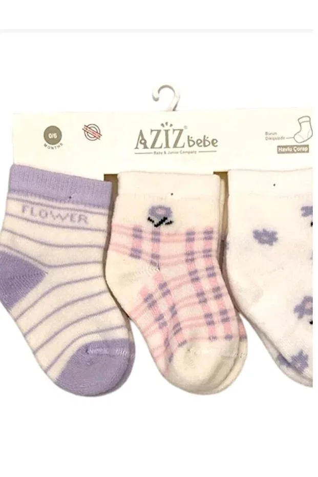 Детские носки махровые Aziz Bebe, Lila
