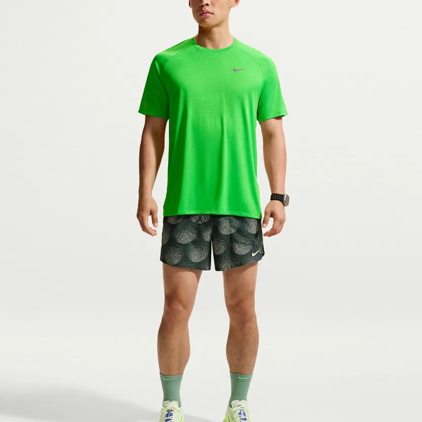 Футболка с круглым вырезом, Nike, Green — фото 3