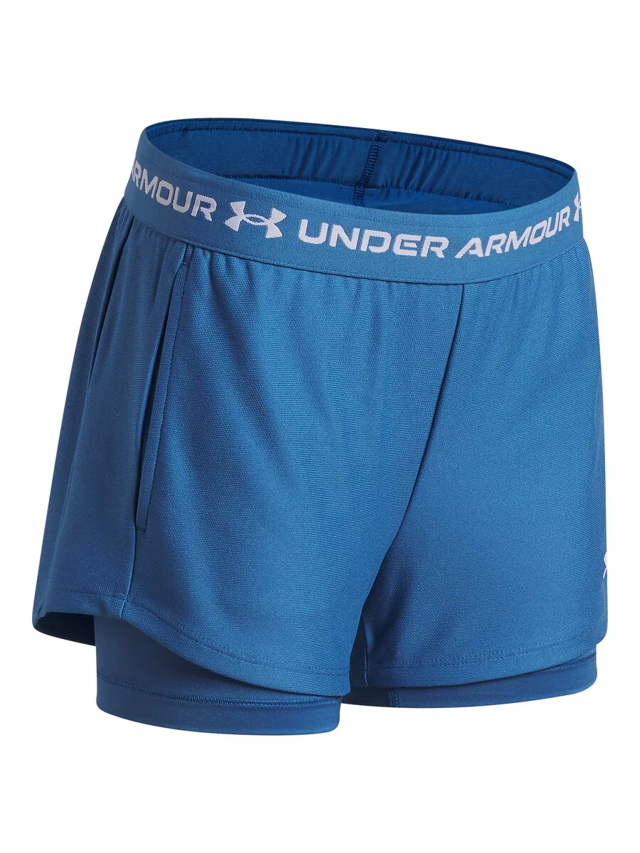 Спортивные шорты UNDER ARMOUR Regular Workout Pants 'Play Up' синего цвета — фото 4