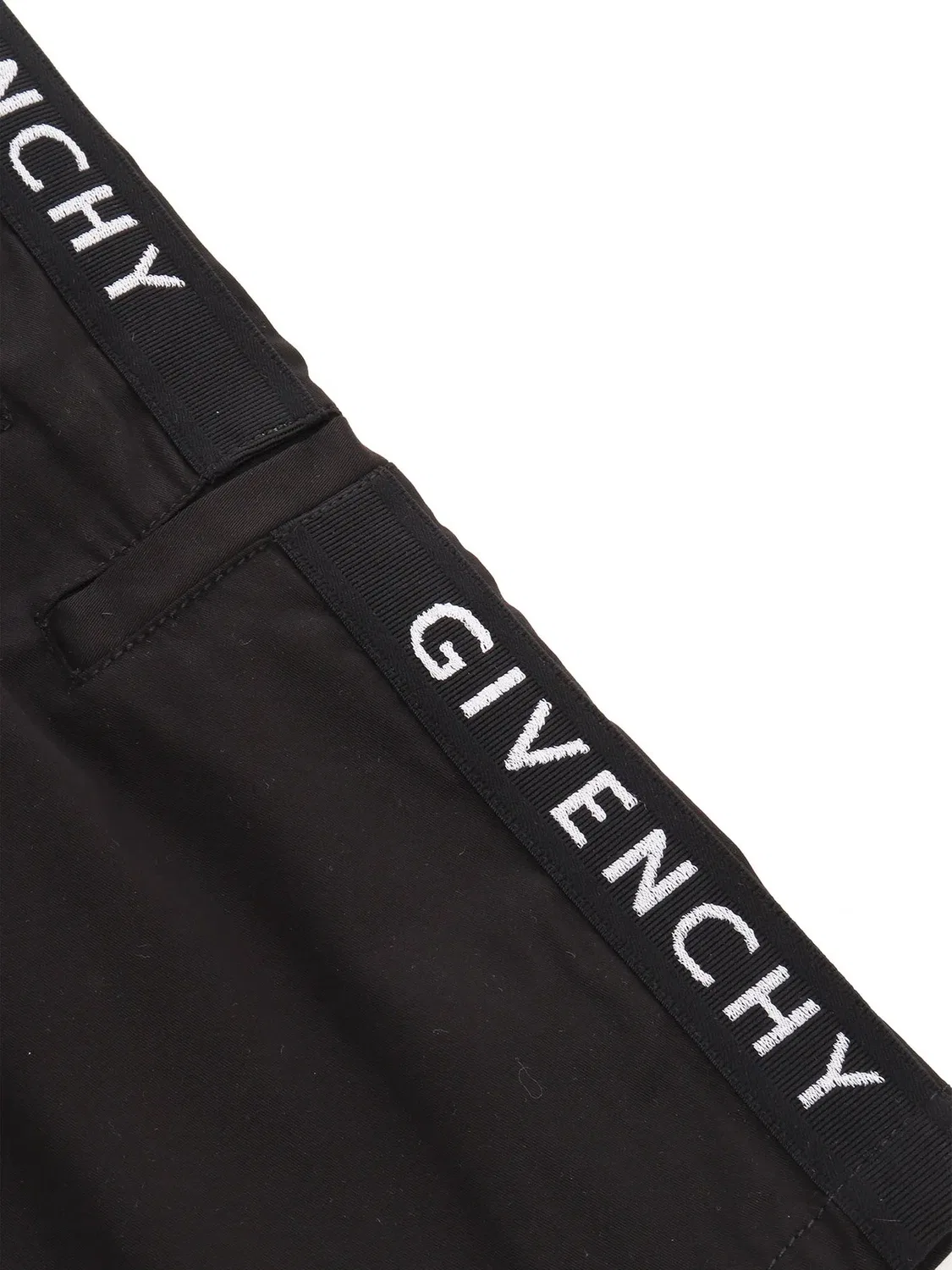 Шорты бермуды с логотипом Kids Logo-Tape Givenchy, Black — фото 3