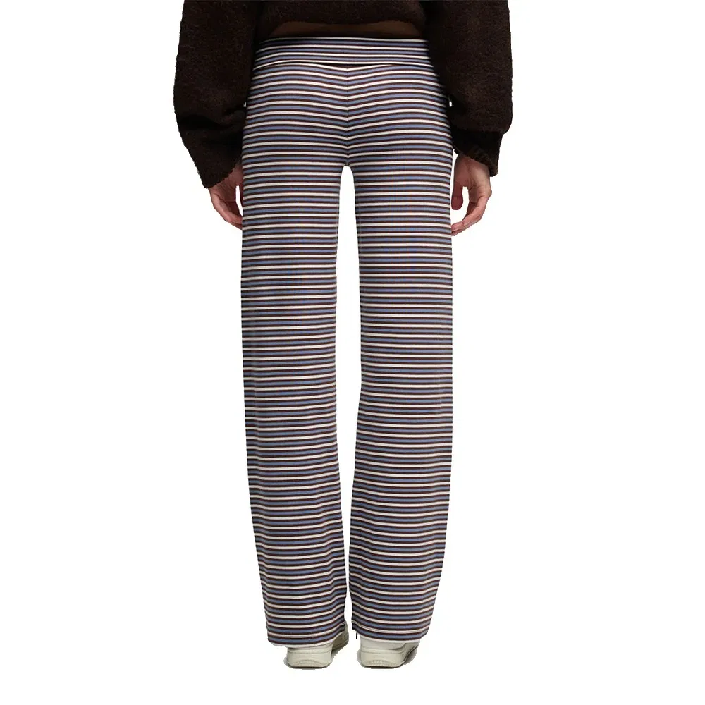 Женские спортивные брюки с полосатым принтом Athletics Essentials Stripe Jersey Superdry, Blue — фото 2