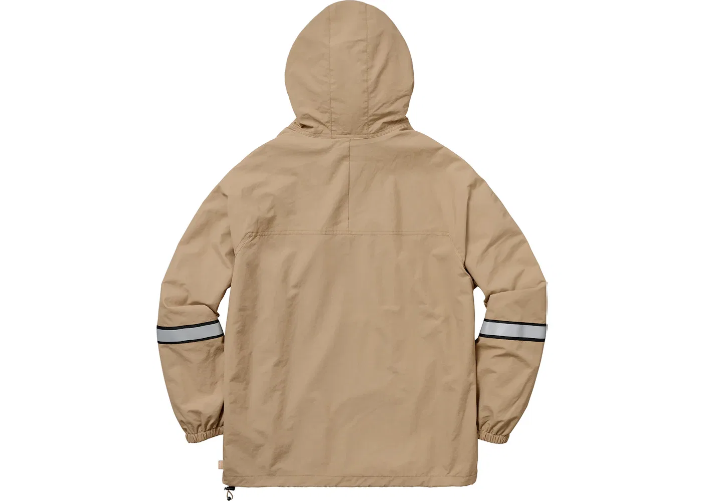Мужской пуловер с капюшоном и светоотражающими полосами Supreme Pullover, Tan — фото 2